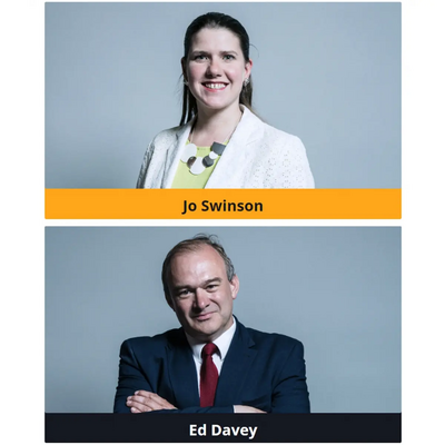 Jo Swinson and Ed Davey