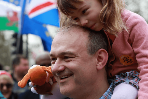 Ed Davey at march